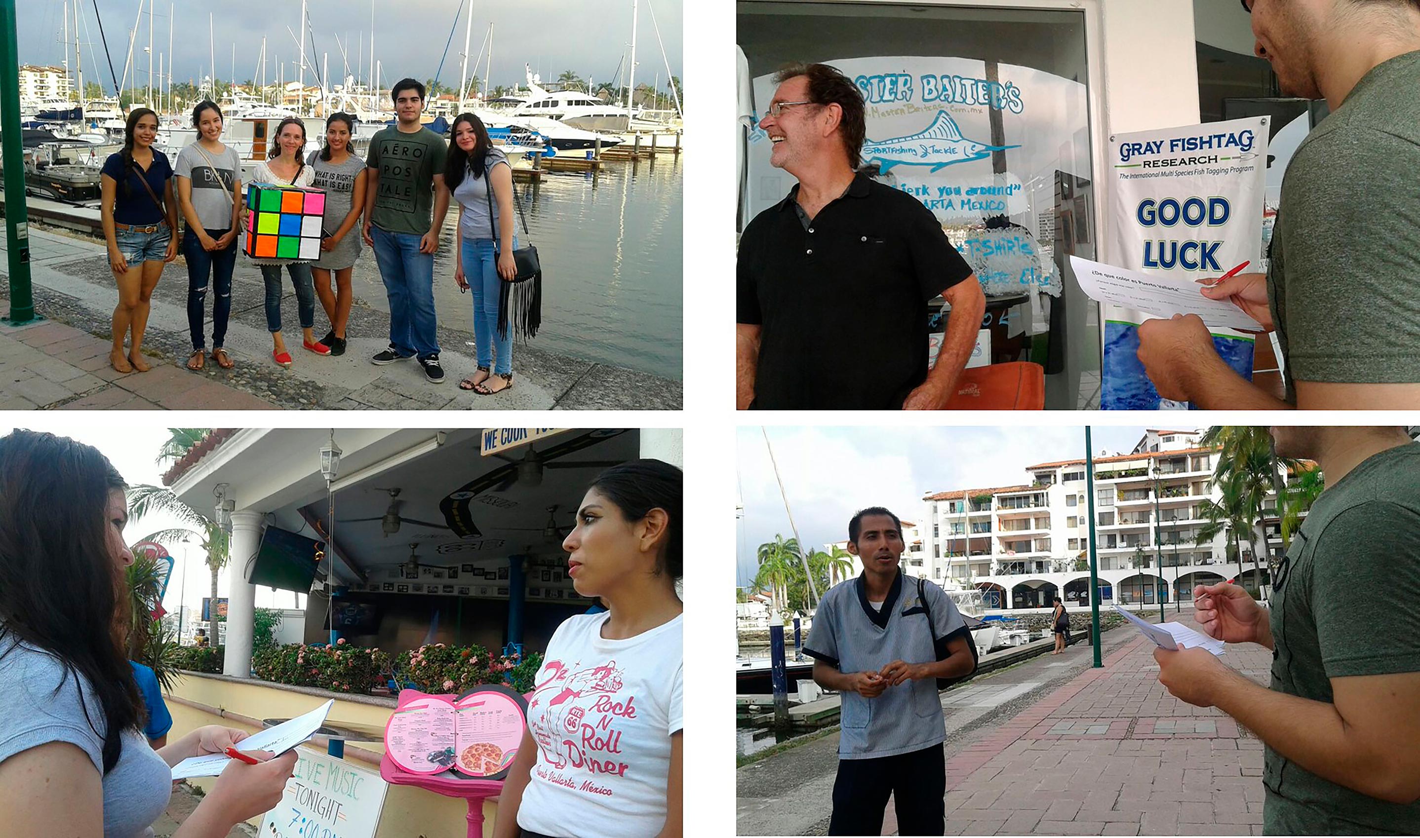Análisis cualitativo del color “imaginado”. Malecón de Puerto Vallarta