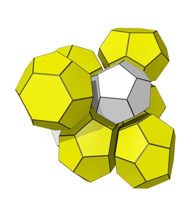 Estructura geométrica de las celdas de un panal de abejas (Gabrielli, R., 2009)